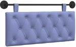 vidaXL H&auml;ngevorderseite Wandmontiert Jeans Blau 110 x 55 x 7 cm Stoff 42032079