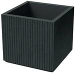 Prosperplast Blumentopf Coro Square 44 cm x 48 cm x 48 cm Charcoal