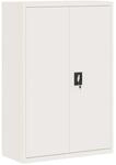 vidaXL Aktenschrank Wei&szlig; 90x40x140 cm Stahl