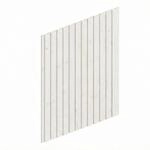Skan Holz Seitenwand Deckelschalung Fichte 230 cm x 330 cm Wei&szlig;