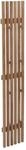 MCA Garderobenpaneel P56 8 Haken Massiv-Holz Eiche 120x21cm