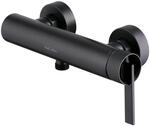 PaulGurkes Duscharmatur Aufputz Matt-Schwarz Duschmischer Serie NOX