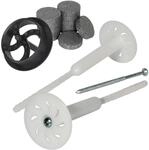 PROTEKTOR 100x D&auml;mmstoff-Schraubd&uuml;bel Set &Oslash;8x240mm Vormontiert inkl. 200x...