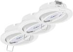 Oktaplex 3er Set Einbauleuchte Dijon Dimmbar inkl. LED Modul 4000K Neutralwei&szlig;...