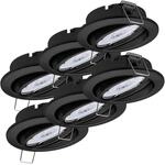 Oktaplex 6er Set Einbaustrahler Dijon Dimmbar inkl. LED Modul Neutralwei&szlig; 4,9W
