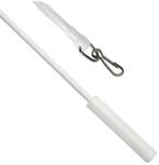 Gardinia Schleuderstab Metall Wei&szlig; 75 cm 2-er Pack