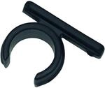 Gardinia Ring-Adapter Memphis f&uuml;r Universaltr&auml;ger &Oslash; 16 mm Schwarz-Matt