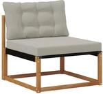 vidaXL Outdoor Mittelsofa Massivholz Akazie Natur 900634