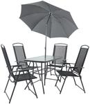 VCM Gartenm&ouml;bel-Set Sontan Anthrazit