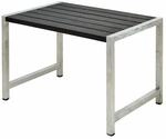 PLUS Caf&eacute;tisch 127 cm Schwarz