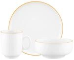 Seltmann Weiden Sento Home Pure Lines Fr&uuml;hst&uuml;cks-Set 18-teilig Mango Orange
