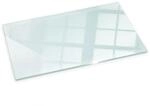 Tulup Glasplatte f&uuml;r Kamin Bodenplatte aus Glas Transparent Rechteck 140x70 cm