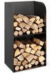 BLACK OAK Kaminholzregal YOSEMITE &ndash; Modernes Holzregal aus Stahl...