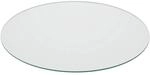 Relaxdays Glasplatte ESG Transparent 8 mm St&auml;rke 90 cm Durchmesser