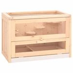vidaXL Hamsterk&auml;fig 60x35,5x42 cm Massivholz Tanne