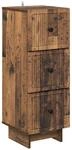 vidaXL Schubladenschrank Altholz 33 x 34,5 x 90 cm Holzwerkstoff 893933