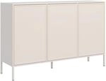 Selsey Velveto &ndash; Sideboard 3-t&uuml;rig, Kaschmir, 150 cm