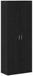vidaXL Highboard Schwarz Eichen-Optik 70 x 33,5 x 180 cm Holzwerkstoff 3365566