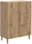 vidaXL Sideboard Artisan-Eiche 66 x 34,5 x 90 cm Holzwerkstoff 894634