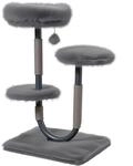 Fudajo Urban Compact 99 Cm Kratzbaum Grau Katzenbaum Katzenkratzbaum Kletterbaum