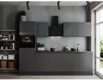 Respekta K&uuml;chenzeile Oliver 280 cm Grau