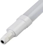 LUXULA LED Feuchtraumleuchte 18W 4000K Neutralwei&szlig; Wannenleuchte Wei&szlig; 120cm...