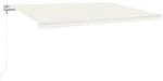 vidaXL Markise Automatisch Einziehbar 500x300 cm Creme 3068947