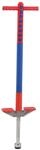 Relaxdays Pogo Stick Edelstahl Blau Rot Rutschfest 94,5 x 23,5 x 6 cm 1,7 kg