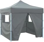 vidaXL Party-Zelt Anthrazit 291 x 291 x 315 cm Oxford-Stoff 42023565
