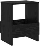 vidaXL Magazinregal Schwarz Eichen-Optik 35 x 30 x 45 cm 890970