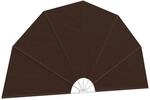 vidaXL Balkon Sichtschutz &Oslash; 320 cm Polyester Braun 42037151
