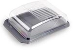 ProHome Butterdose Mit Transparentem Deckel Anthrazit