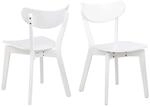 ebuy24 Roxby Esszimmerstuhl Wei&szlig;