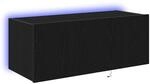 vidaXL Wand-TV-Schrank Schwarze Eiche 80 x 35 x 31 cm Holzwerkstoff 863108