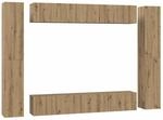 vidaXL TV-Schrank-Set 10-Tlg Artisan-Eiche 30,5 x 30 x 90 cm 3393152