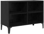 vidaXL TV-Schrank Schwarz 69,5 x 30 x 50 cm Holzwerkstoff 875112
