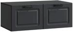 vidaXL Wandmontierter TV-Schrank Schwarz 78,5 x 41 x 30 cm 899366