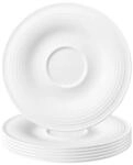Seltmann Weiden Beat Color Glaze Untertasse 13,7 cm 6er Set Wei&szlig;