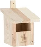 Relaxdays Nistkasten Tannenholz Natur Klappbar 25 cm x 17 cm x 21,5 cm 600 g