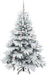 vidaXL K&uuml;nstlicher Weihnachtsbaum mit 150 LEDs Gr&uuml;n 150 cm PE und PVC 3397603