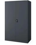 JAN NOWAK Metall-B&uuml;roschrank JAN II D600 185 x 115 x 60 cm Anthrazit