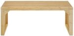 Tectake Sitzbank Ribb Lamellenoptik 104 x 35 x 43 cm Lackierter Bambus 104 x 35 x 43