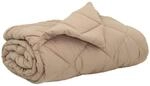 vidaXL Sommerdecke Taupe 220 x 240 cm Mikrofaser 42025461