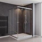 Schulte ExpressPlus Duschkabine Sunny Eckeinstieg 180 x 100 cm Schiebet&uuml;r