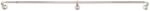 mydeco Gardinenstange-Set day & night ausziehbar Edelstahl-Optik 120-210cm