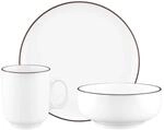 Seltmann Weiden Sento Home Pure Lines Fr&uuml;hst&uuml;cks-Set 18-teilig Chocolate Brown