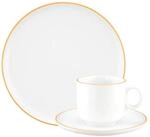 Seltmann Weiden Sento Home Pure Lines Kaffeeservice 18-teilig Mango Orange