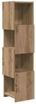 vidaXL Eckschrank Artisan-Eiche 25,5x25x102cm Holzwerkstoff 889812