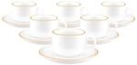 Seltmann Weiden Sento Home Pure Lines Espressotasse mit Untertasse 80 ml 6er Set