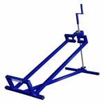 MASKO Rasentraktor-Heber Hebevorrichtung Tragkraft 400 kg Blau mit Adapter